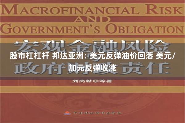 股市杠杠杆 邦达亚洲: 美元反弹油价回落 美元/加元反弹收涨