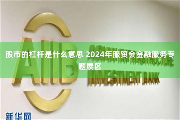 股市的杠杆是什么意思 2024年服贸会金融服务专题展区