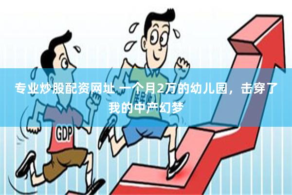 专业炒股配资网址 一个月2万的幼儿园，击穿了我的中产幻梦