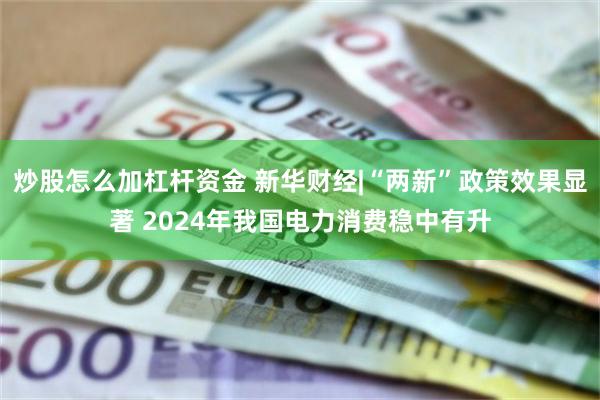 炒股怎么加杠杆资金 新华财经|“两新”政策效果显著 2024年我国电力消费稳中有升