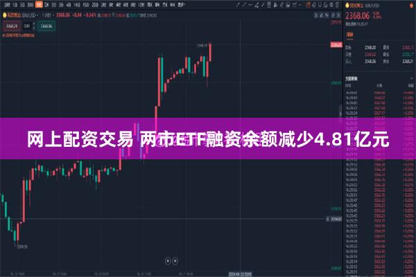 网上配资交易 两市ETF融资余额减少4.81亿元