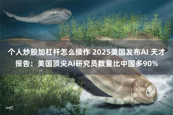 个人炒股加杠杆怎么操作 2025美国发布AI 天才报告：美国顶尖AI研究员数量比中国多90%