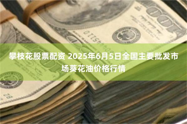 攀枝花股票配资 2025年6月5日全国主要批发市场葵花油价格行情