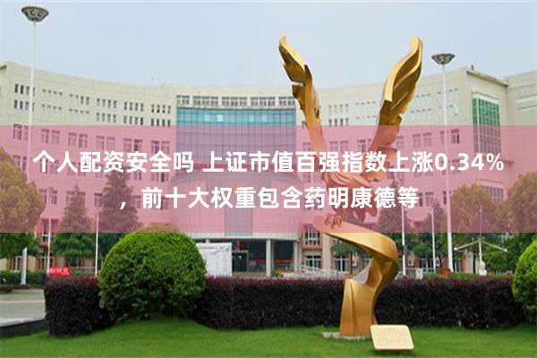 个人配资安全吗 上证市值百强指数上涨0.34%，前十大权重包含药明康德等