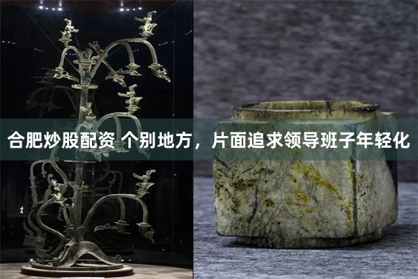 合肥炒股配资 个别地方，片面追求领导班子年轻化